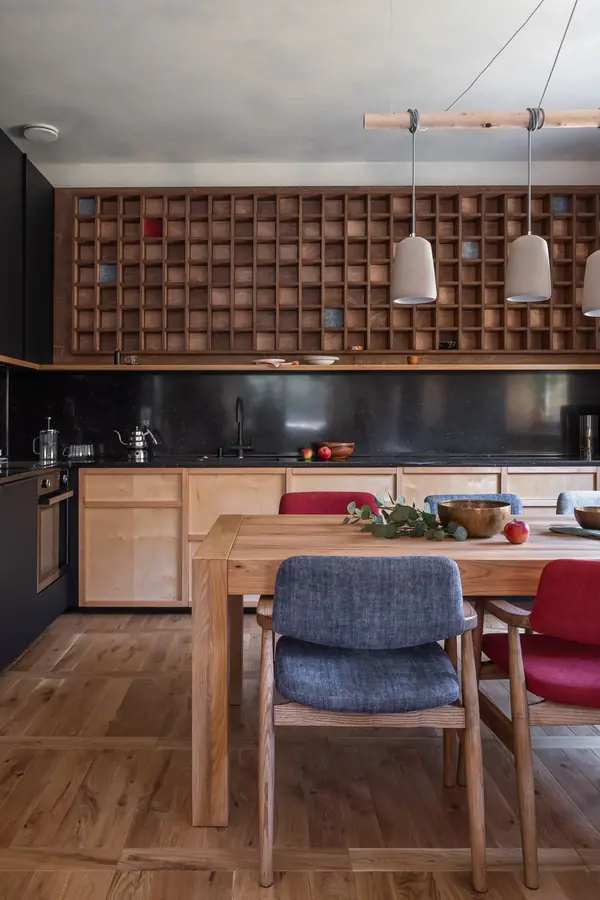 Дизайн интерьера частного дома в стиле этно-панк