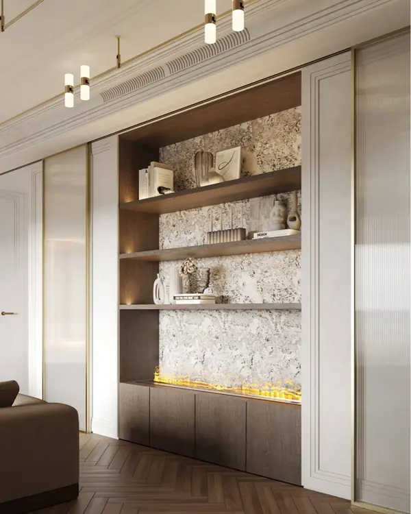 Уютная кухня-гостиная 51,1 м².