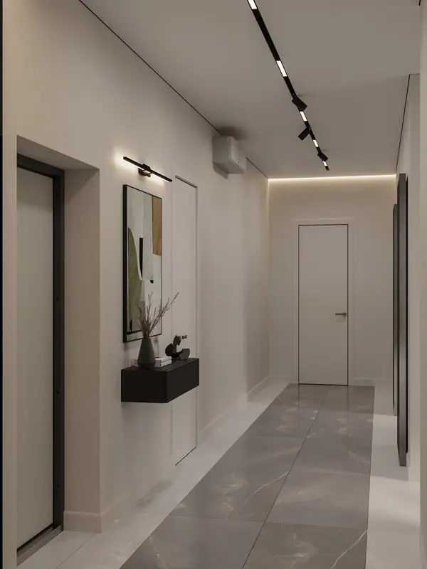 Современная квартира в Москве 78 м²