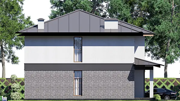 Проект двухэтажного дома 14х12 м S220м2 F-18026