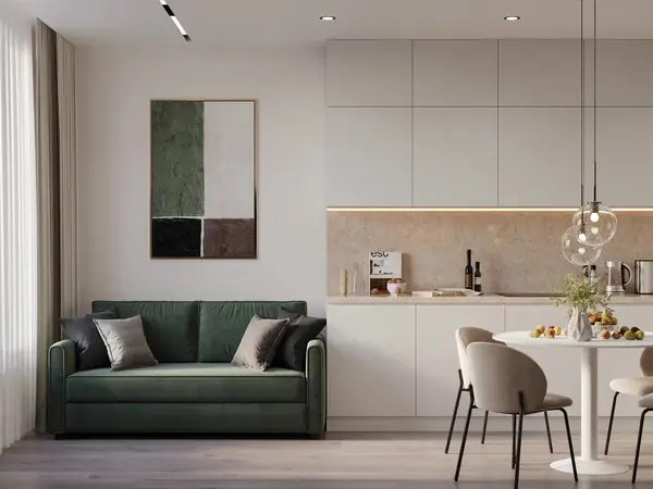 Ремонт квартиры площадью 56,7 м2 в современном стиле с элементами классики