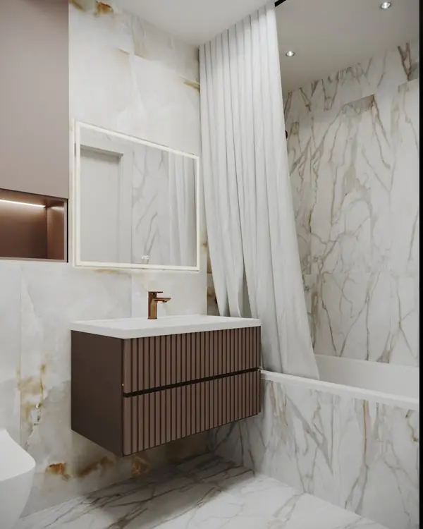 Дизайн-проект ванной комнаты