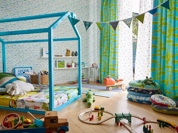 Guess Who?: детская коллекция обоев и тканей от Scion