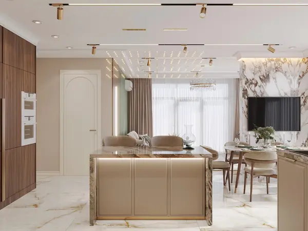 Кухня Барнхаус ЖК 115м2