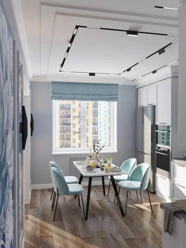 Дизайн-проект трехкомнатной квартиры площадью 87 кв.м в ЖК «Лучи»