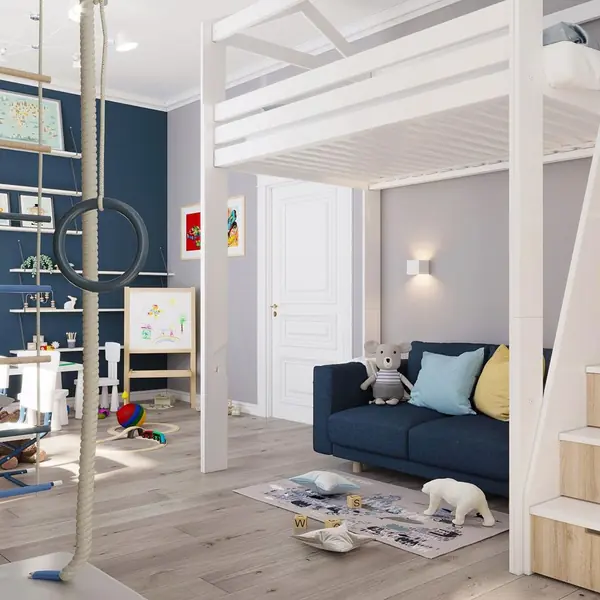 Детская для двух мальчиков с Горами на стенах Alltowall