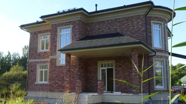 Навес террасы коттеджа в п.Стрельна