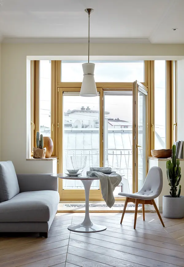 Квартира на Патриарших прудах, 126 м²