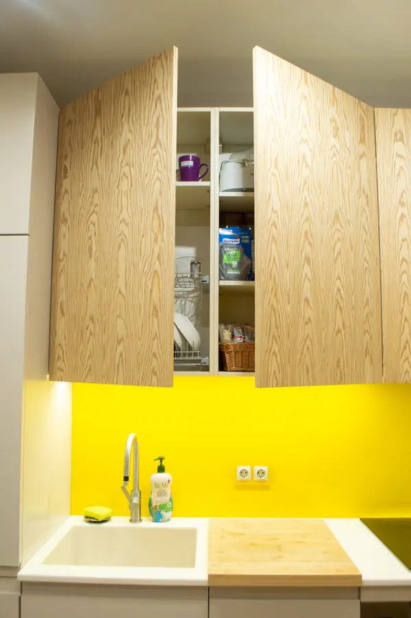 Яркая современная кухня