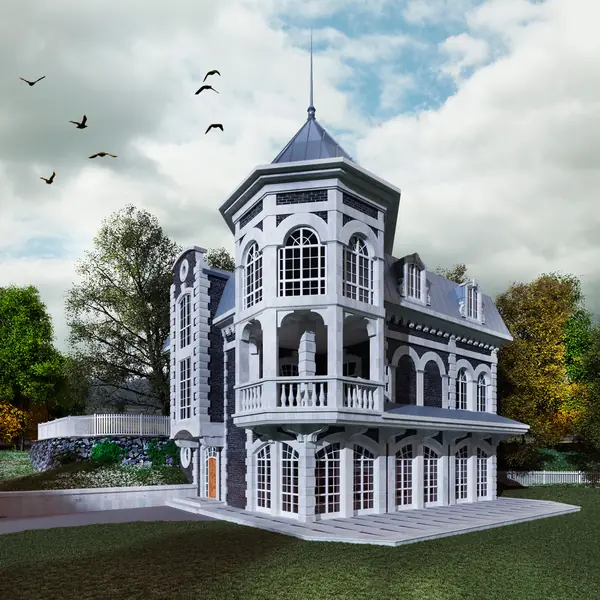 Частный дом в пригороде Владивостока общей площадью 600 кв.м.