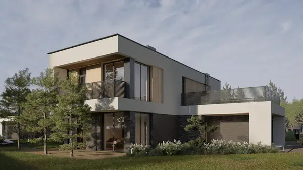 Modern house 150/185+50