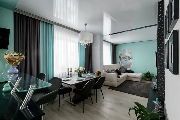 Гостиная-студия в квартире по ул. Ипподромская