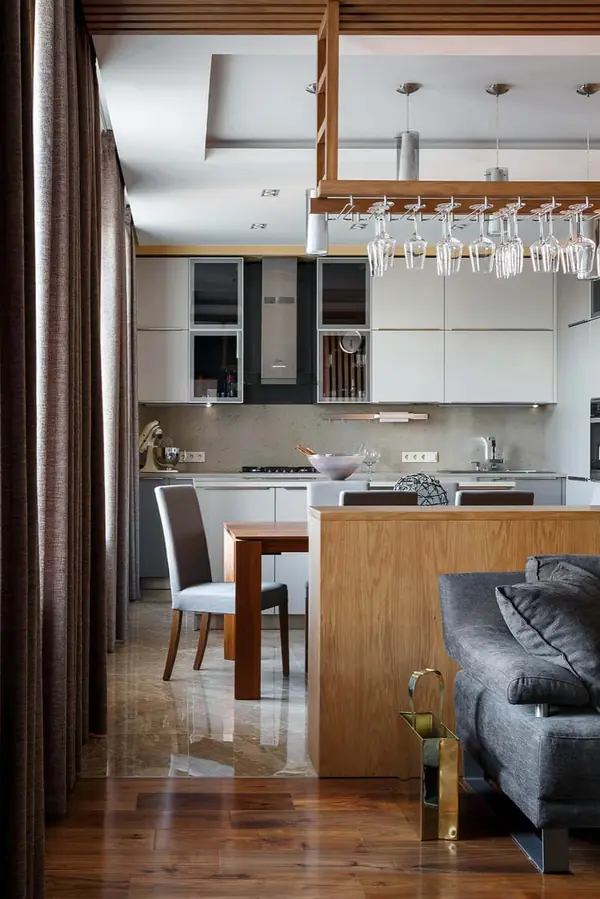 Трехкомнатная квартира в эко стиле 75 м2