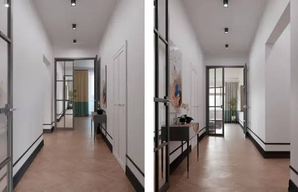 Дизайн-проект трехкомнатной квартиры в ЖК "Платинум"