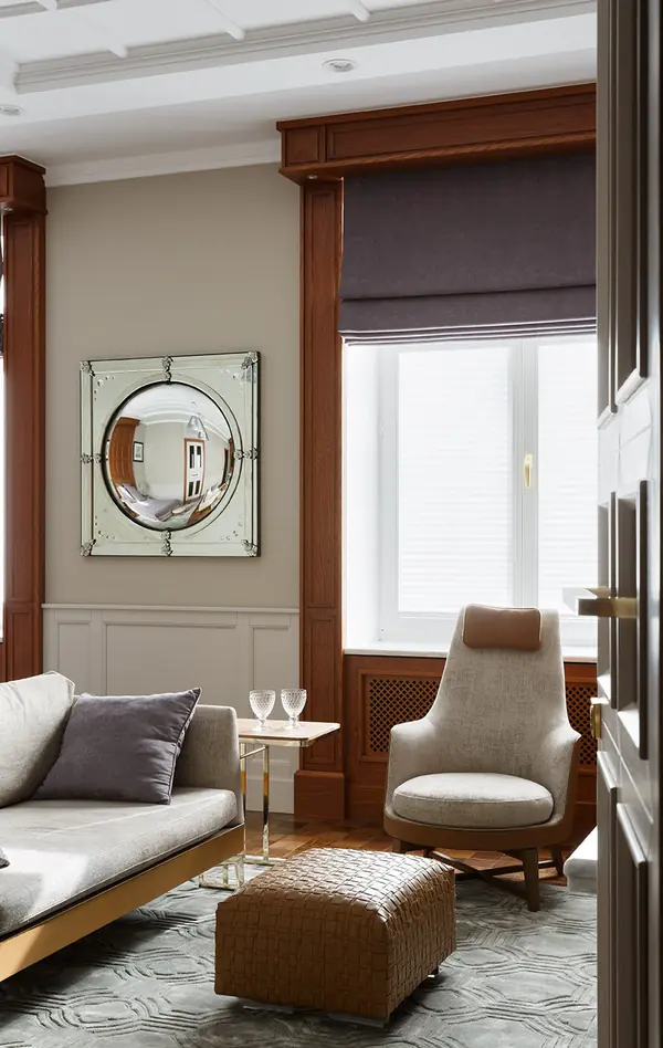 Проект квартиры площадью 134 кв. м. (Сергей Клочков) - Спальня / Lounge зона