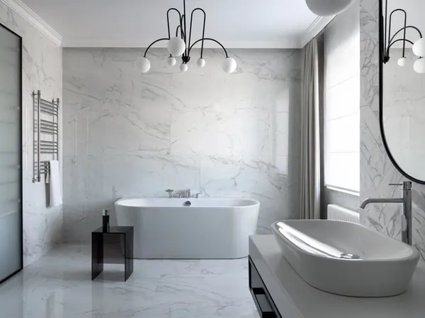 Современный интерьер с нотками классики: дом в Воронеже