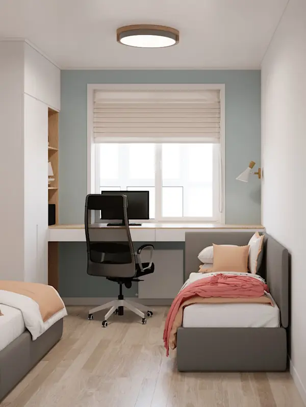 Интерьер детской 11 кв. м. в ЖК Рокоссовский