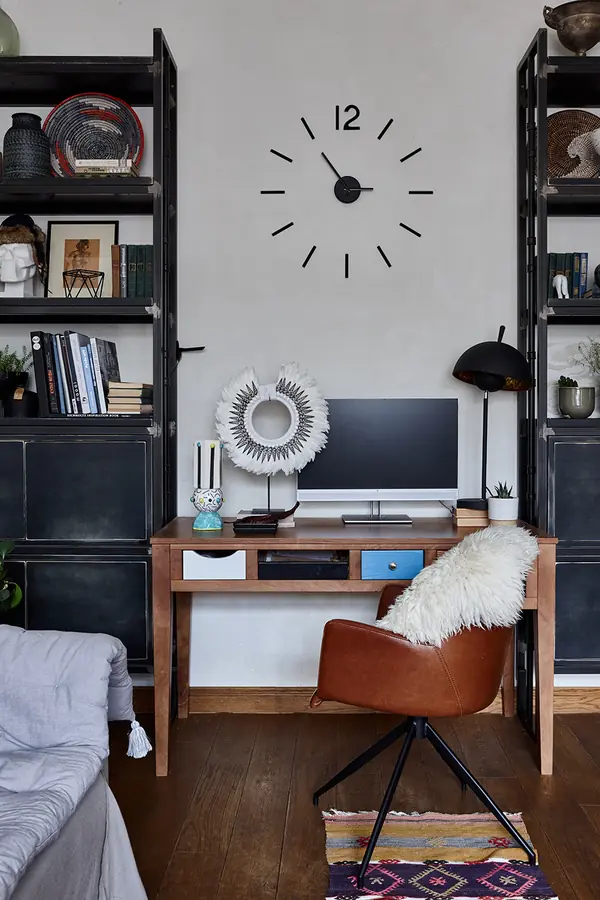 Квартира в Москве в стиле "Брутальный сканди"