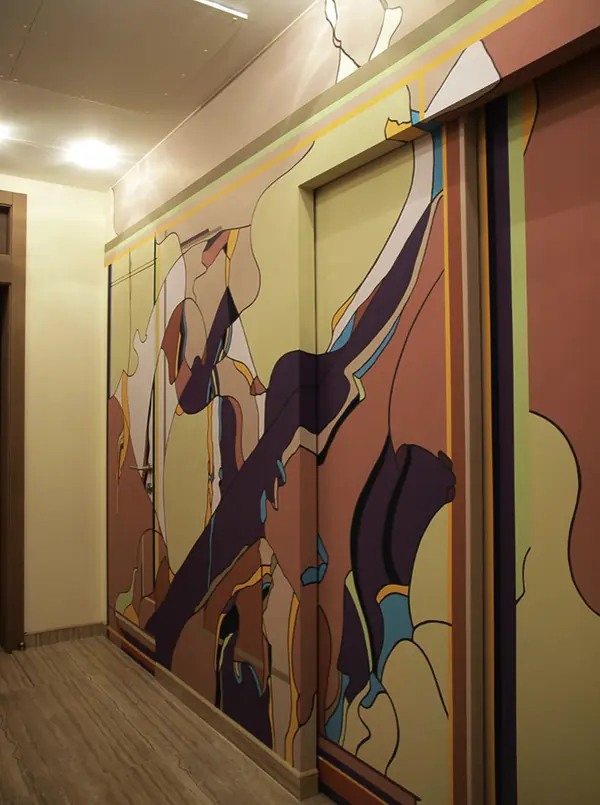 "Сны весны" Авторская роспись стены