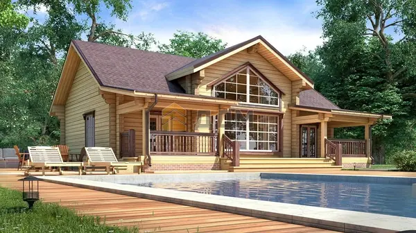 Дом из клееного бруса "Троицк"