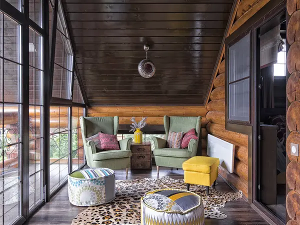 Загородный дом с экзотическим вкусом