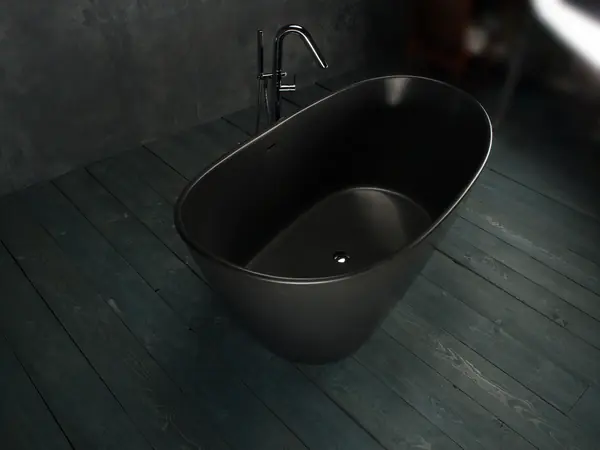PureScape 748 Черная Каменная Ванна от Viva Lusso