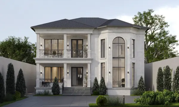 Экстерьер частного дома в Москве