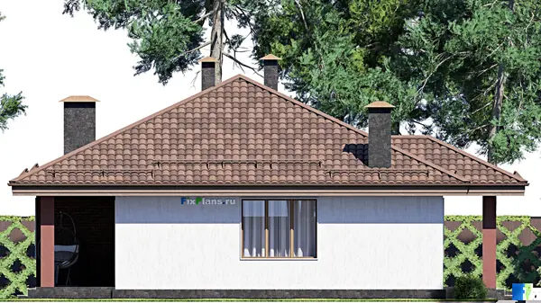 Проект одноэтажного дома 13х18м S165м2 F-17333