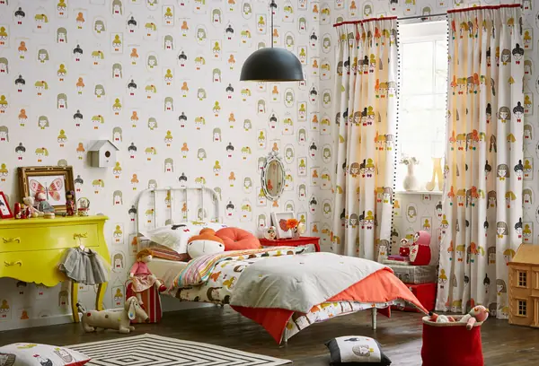 Guess Who?: детская коллекция обоев и тканей от Scion