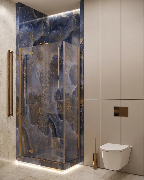 Роскошный дизайн квартиры в стиле современная классика в ЖК "Квартал Лахта парк"