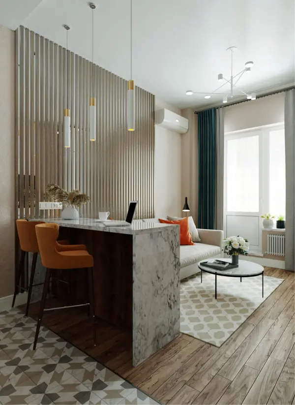 Квартира-Студия в стиле Неоклассика