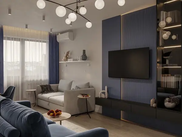 Ремонт 3-комнтаной квартиры для семейной пары и 2х детей