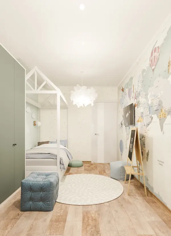 Двухкомнатная квартира. Детская.