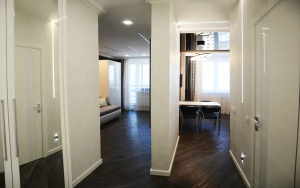 Черно-белый интерьер