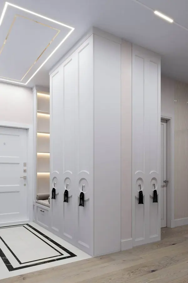 Дизайн и ремонт квартиры на Золоторожском Валу — Золотой акцент