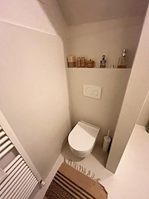 Микроцемент (Арт бетон) для санузла и душевого угла