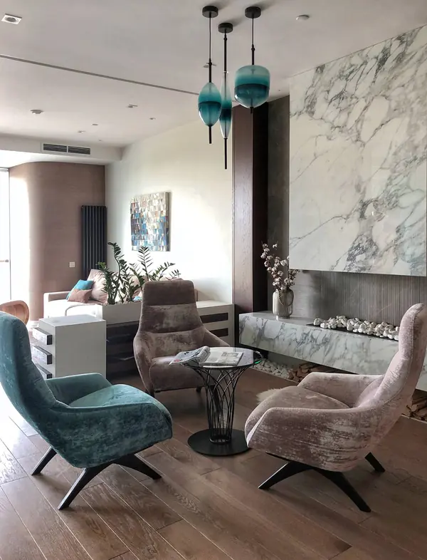 Квартира цвета Тиффани