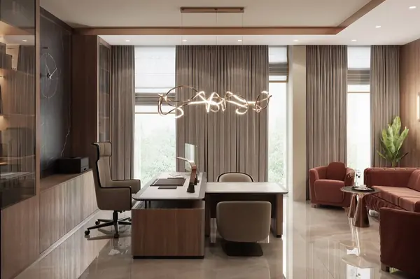 Искусство быть на высоте: кабинет и офис продаж в ЖК МОРЕНУАР, Новороссийск.