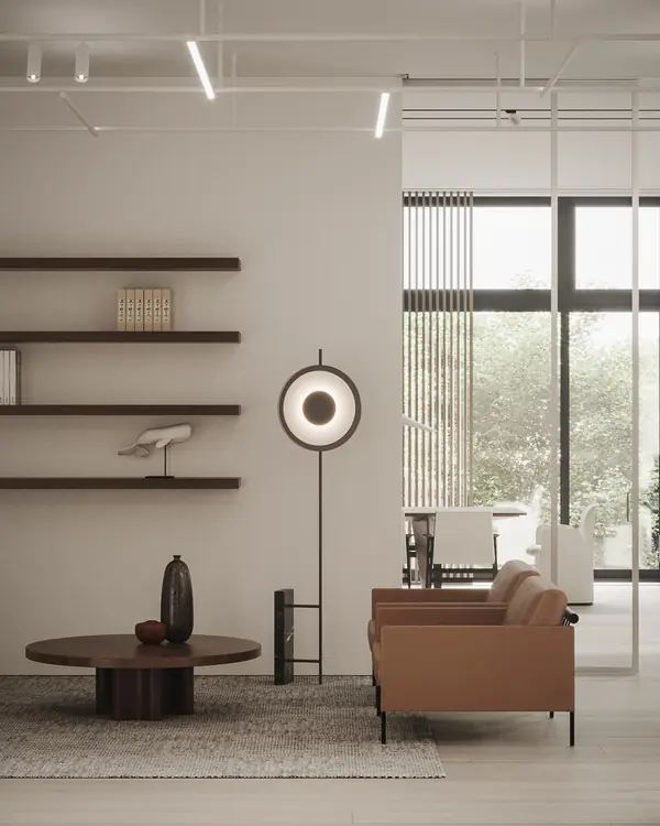 The Whale – Minimalist modern hall