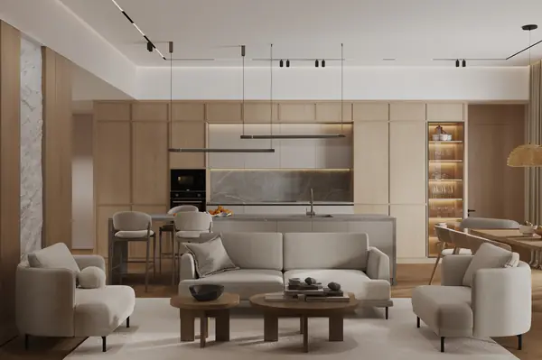 Интерьер дома в КП Урман