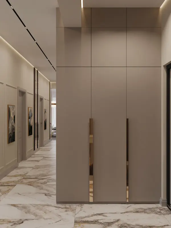 Современный проект квартиры 116 м² для семейной пары