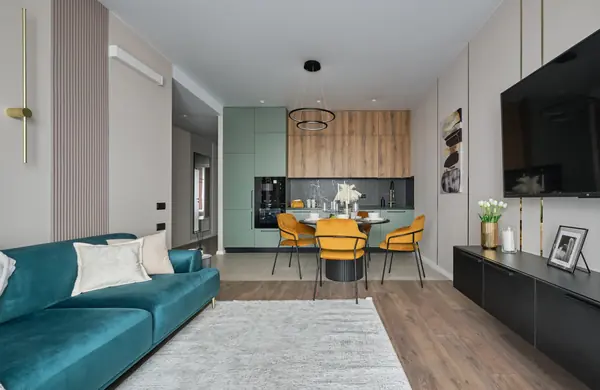 Интерьерная съёмка квартиры в ЖК Green Park (Москва)