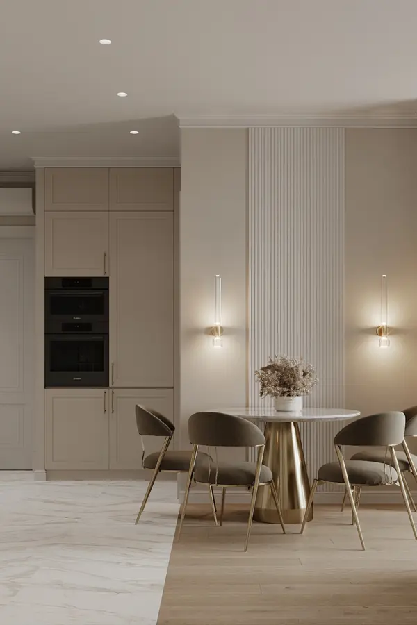 Дизайн и ремонт квартиры в ЖК Сердце Столицы - Поэзия неоклассики