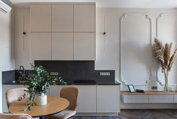 Современная классика для апартаментов в ЖК "Серебряный фонтан"