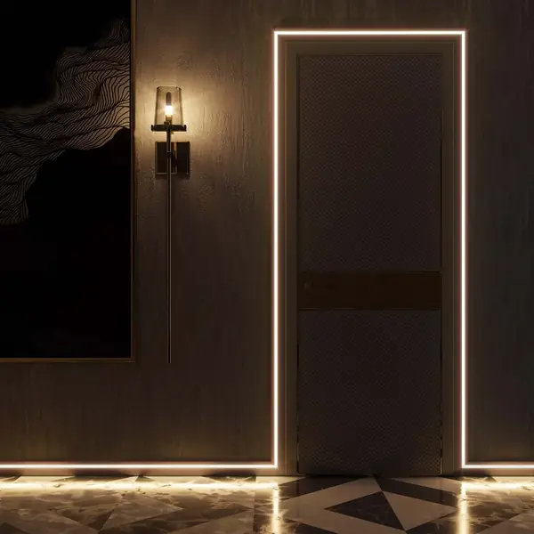 Плинтуса для подсветки пола