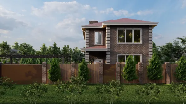 Двухэтажный дом 220 квм