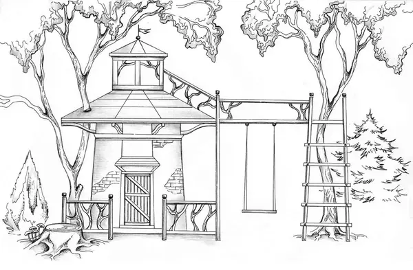 Декор в саду. Наши работы прошлых лет.