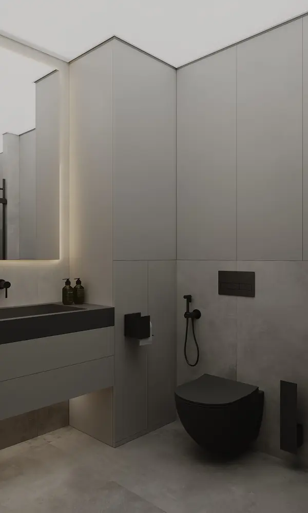 Студия в стиле минимализм ЖК Дом на Анри