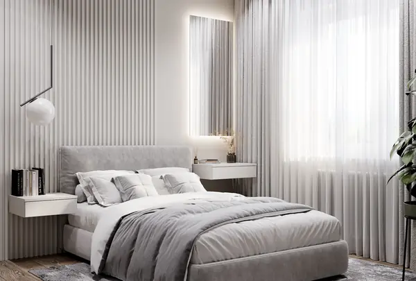 Дизайн гостевой спальни в светлых тонах