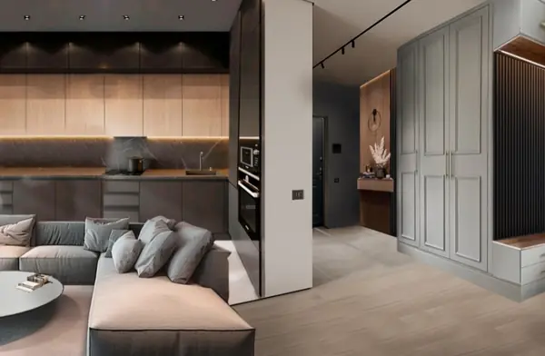 Спальня из проекта "На стыке городов"